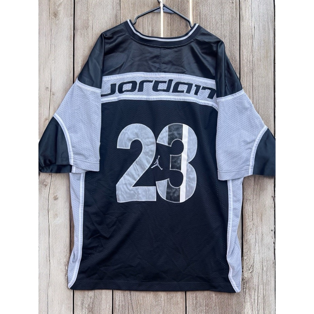 Jordan Men's Black and White Jersey Shirt - Picture 4 of 8